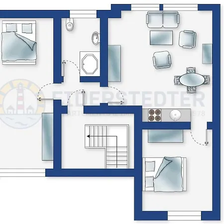 Apartment Wohnung-og-mitte-id-184 *